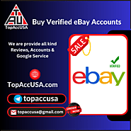 Buy eBay Accounts - 100% verified buyer & seller account