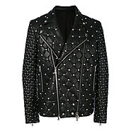 Studded Sophistication: Rock Your Style with Our Iconic Leather Jackets!