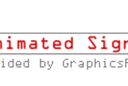 Graphics Factory.com : Free Emoticon Signature Words - Glitter Graphics!