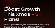 Boost Growth This Xmas: $1 Plans to Drive Loyalty and Lifetime Value!