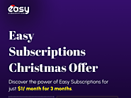 Discover the Power of Easy Subscriptions for Just $1/Month for 3 Months