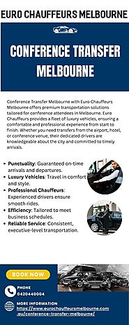 Conference Transfer Melbourne