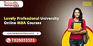 Lovely Professional University Online Mba Courses