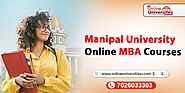 Manipal University Online Mba Courses