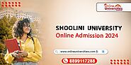 Shoolini University Online Mba Courses