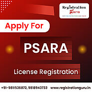 PSARA License Registration Online in India