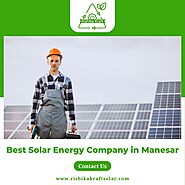 Best Solar Energy Company in Manesar