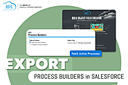 Export Process Builders in Salesforce