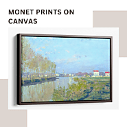 Monet prints on Canvas