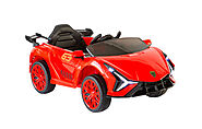 Ferrari Inspired 12V Ride-on Electric Car with Remote Control - Red – kidsautozone