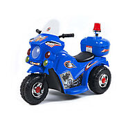 Children's Electric Ride-on Motorcycle (Blue) Rechargeable, Up To 1Hr – kidsautozone