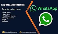 Italy WhatsApp Number Data | Italy WhatsApp Number List