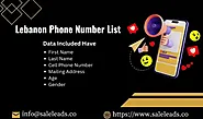 Lebanon Phone Number Data