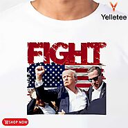 Trump fight fist raised assassination shirt, hoodie, sweater, long sleeve and tank top