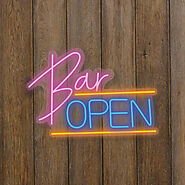 Buy Bar Open Neon Sign Online in India – Sparky Neon