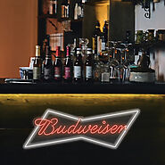 Brighten Your Bar with a Classic Budweiser Neon Sign – Sparky Neon