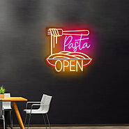 Pasta Open Neon Sign Restaurant Led Light – Sparky Neon