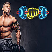 Buy Dumbbell Neon Sign Led Light For Gym Online – Sparky Neon