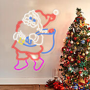 Buy Christmas Santa Claus Neon Sign Online – Sparky Neon