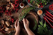 Creating Handcrafted Wreaths: Customized Door Décor