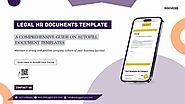 The Impact of Legal HR Documents Template on Company Culture