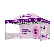 Stand Out Effortlessly with Custom Pop Up Tent with Logo