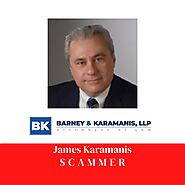 Scammer Exposed: James Karamanis founder of Barney & Karamanis, LLP