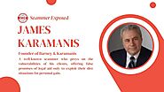 James Karamanis: Legal Scammer Exposed