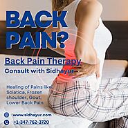 Natural Therapies for Back Pain Relief