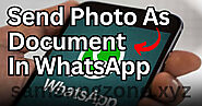 Send Photo as Document in WhatsApp Easy Guide