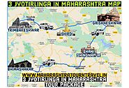 Jyotirlinga in Maharashtra Map