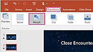 Using the Morph transition in PowerPoint 2016 - PowerPoint