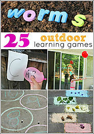 25 Outdoor Learning Games - Mess for Less