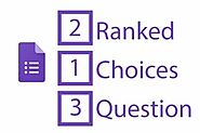 How to Create Ranked Choices in Google Forms?