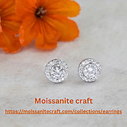 Styling Moissanite Earrings for a Cocktail Party: Sleek and Stylish