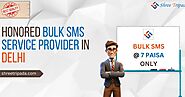 Honored Bulk SMS Service Provider in Delhi| Shree Tripada