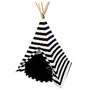 Creating a Cozy Atmosphere with Black and White Striped Tepees