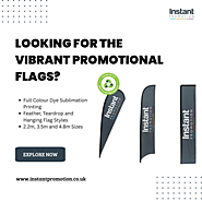 Looking For The Vibrant Promotional Flags?