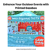 Enhance Your Outdoor Events with Printed Gazebos