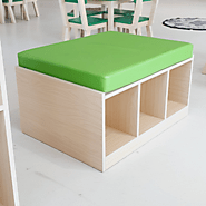 Facilitating Accessibility with Small Bench Seating With Open Storage