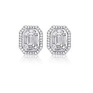 Moissanite earrings studs