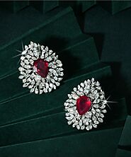 Rosy Emporium Diamond Studs