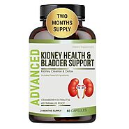 Kidney Cleanse Detox & Repair and Bladder Support- Kidney Support Supplement for Kidney Restore With Chanca Piedra,Cr...