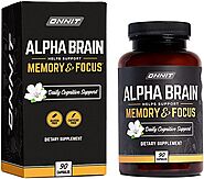 Onnit Alpha Brain Premium Nootropic Brain Supplement, Caffeine-Free Focus Capsules for Concentration, Brain & Memory ...