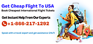 Affordable Cheap Flights Ticket to USA