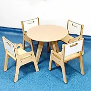 Round Table & 4 Chair Set: Aesthetically Pleasing and Fun