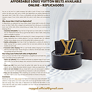 Buy replica Louis Vuitton belts at discounted prices | ReplicaGods