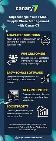 Supercharge Your FMCG Supply Chain Management with Canary7!