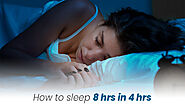 How to Sleep 8hrs in 4hrs? – Sleepsia India Pvt Ltd