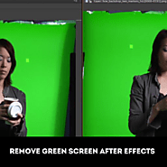 remove green screen after effects